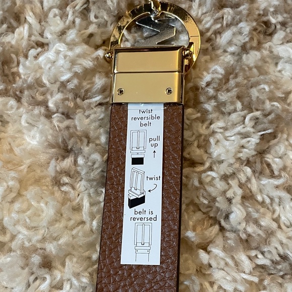 Michael Kors Blush and Gold Women's Belt - Picture 2 of 3